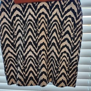 Never worn Banana Republic Zebra print pencil skirt size 12